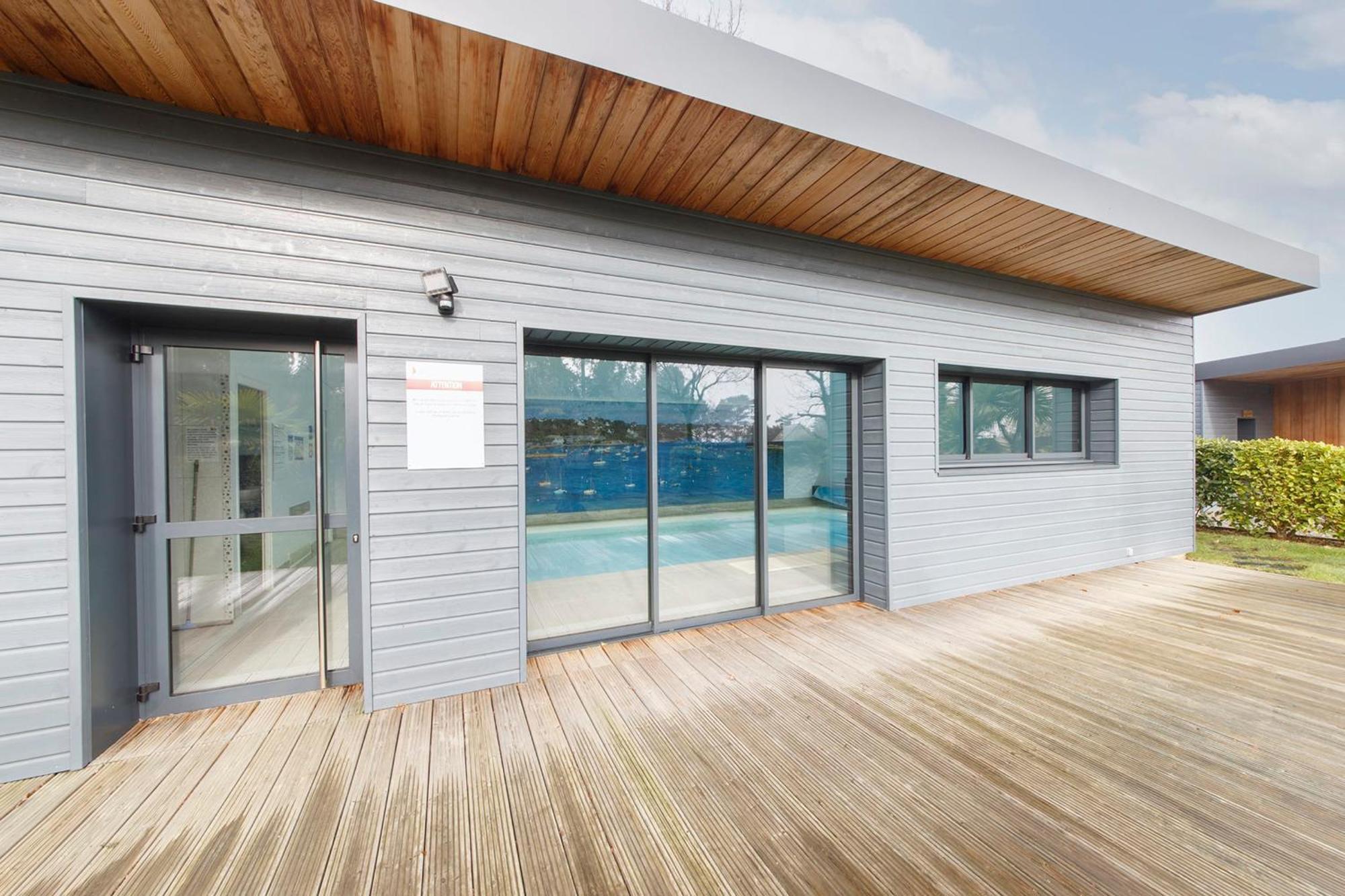 HOLAVRE- Maison pour 5p avec piscine commune Le Tour-du-Parc Extérieur photo